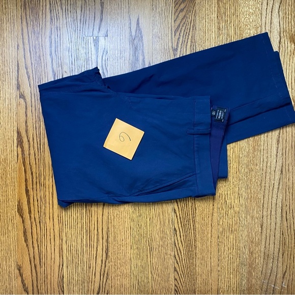 J. Crew Blue Ankle Cropped Pants 34x32. Like new. - Picture 9 of 9